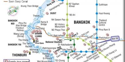 જાહેર પરિવહન બેંગકોક નકશો