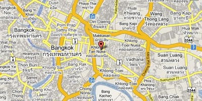 નકશો sukhumvit વિસ્તાર બેંગકોક
