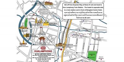 હુઆ lamphong રેલવે સ્ટેશન નકશો